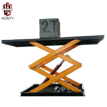 falconry equipment china manufacturers 4m 2 ton warehouse cargo scissor lift table